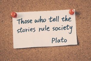 Storytelling quote from Plato