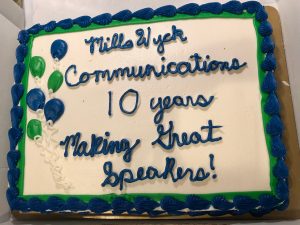 Public speaking trainer MillsWyck Communications