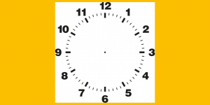 Time Clock with no face