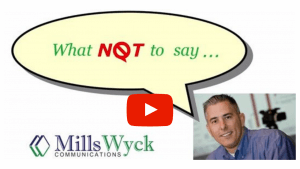 What NOT to Say Video Series with Public Speaking Don'ts