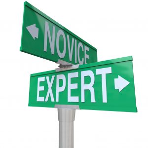 Expert vx novice -- become an expert in your field